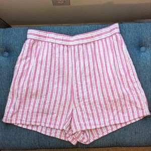 Universal Thread High Rise Striped Pre-owned Shorts